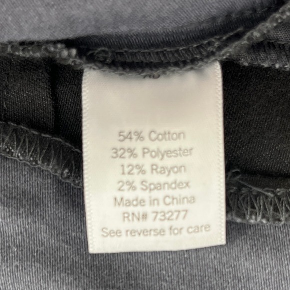 Croft & Barrow Womens Size 14 Gray Effortless Stretch Pants Straight Leg Pull on - Picture 11 of 11